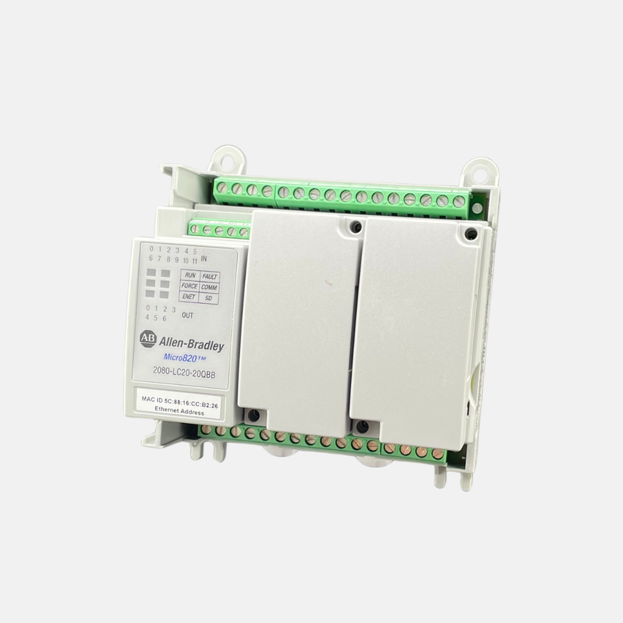 2080-LC20-20QBB Allen Bradley Micro820 PLC, Ethernet I/P