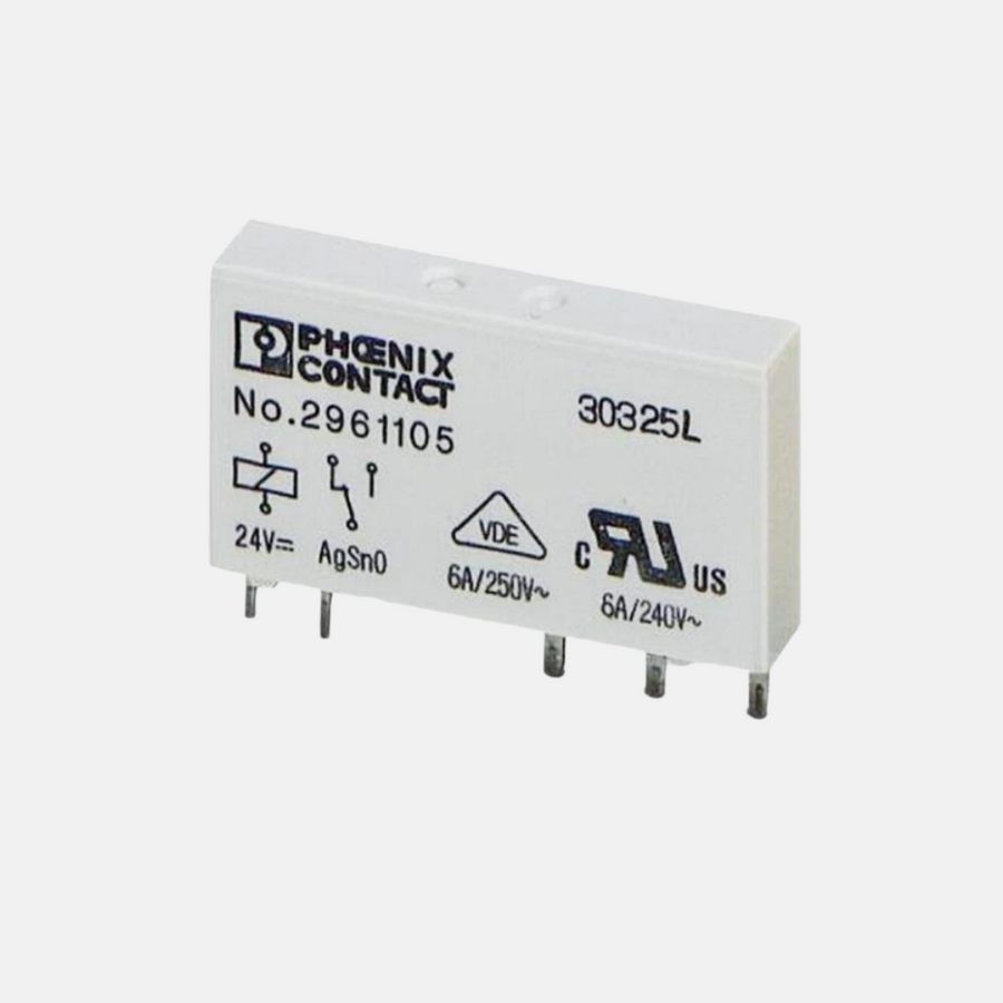 2961105 Power Relay, Miniature, Plug-in,