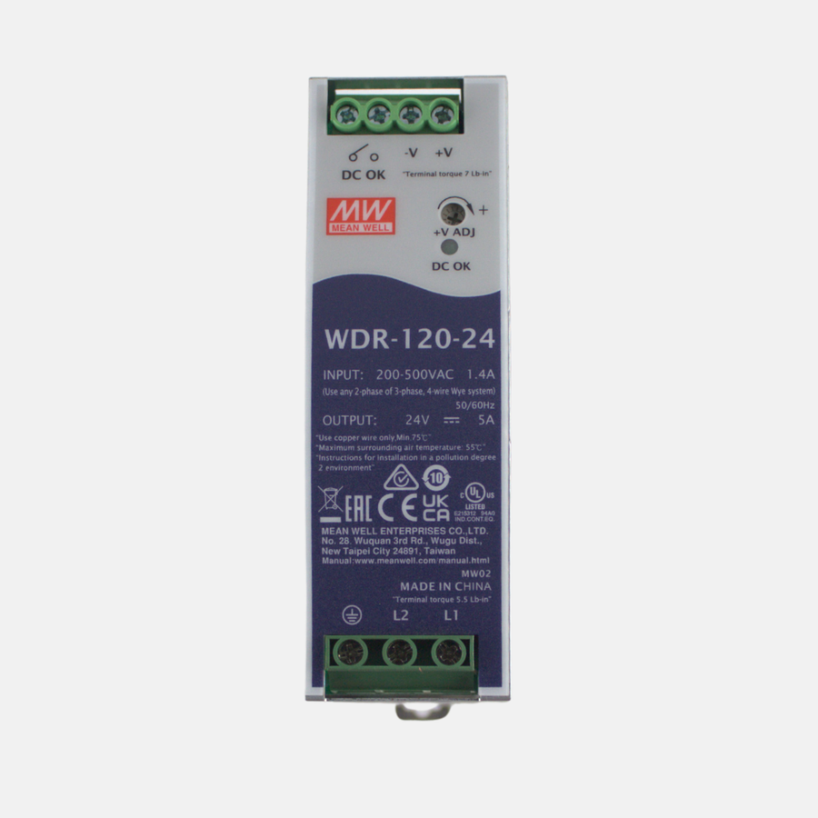 70069762 WDR-120-24 Mean Well Power Supply