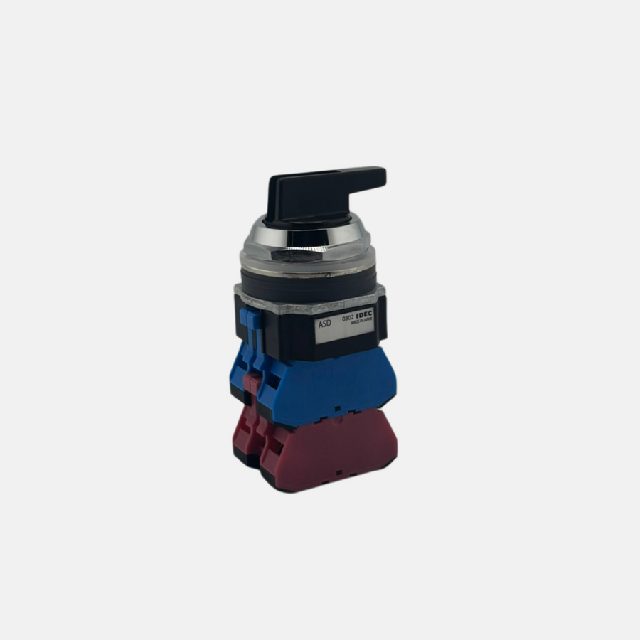ASD3L22NU IDEC 30mm Zinc Selector Switch, Lever Operated, 45° 3-Position