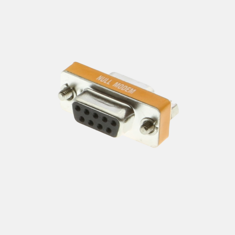 DB9, F/F, Null Modem Mini Type