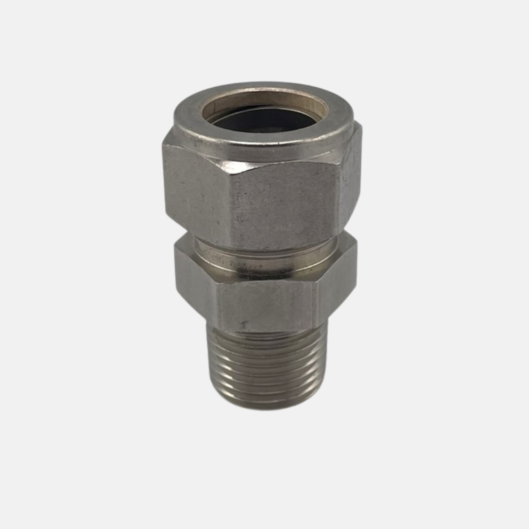 Swagelok SS-1210-1-8 Male Connector, 3/4" Tube x 1/2" MNPT
