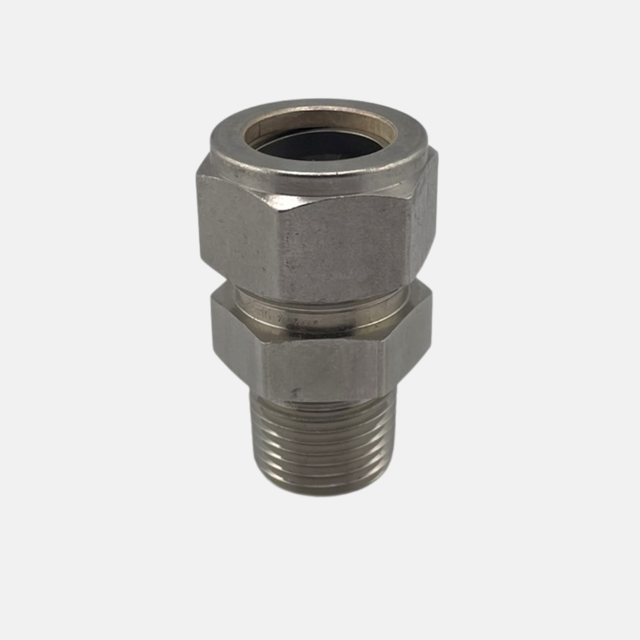 Swagelok SS-1210-1-8 Male Connector, 3/4" Tube x 1/2" MNPT