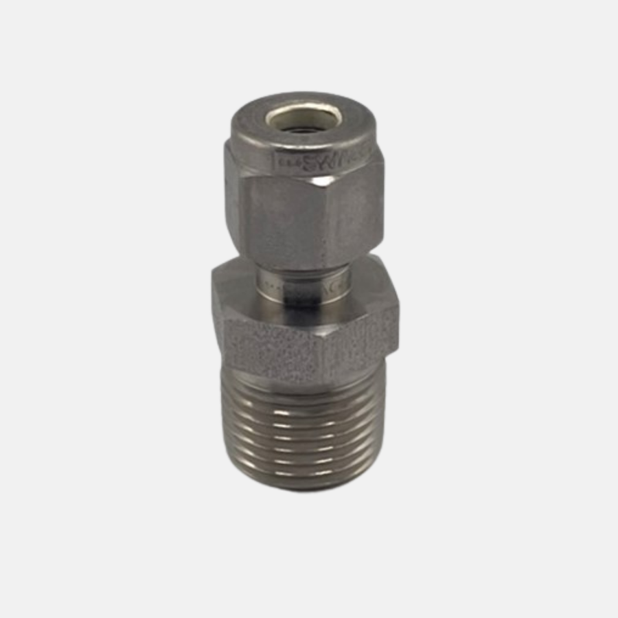 Swagelok SS-400-1-6 Male Connector, 1/4" Tube x 3/8" MNPT