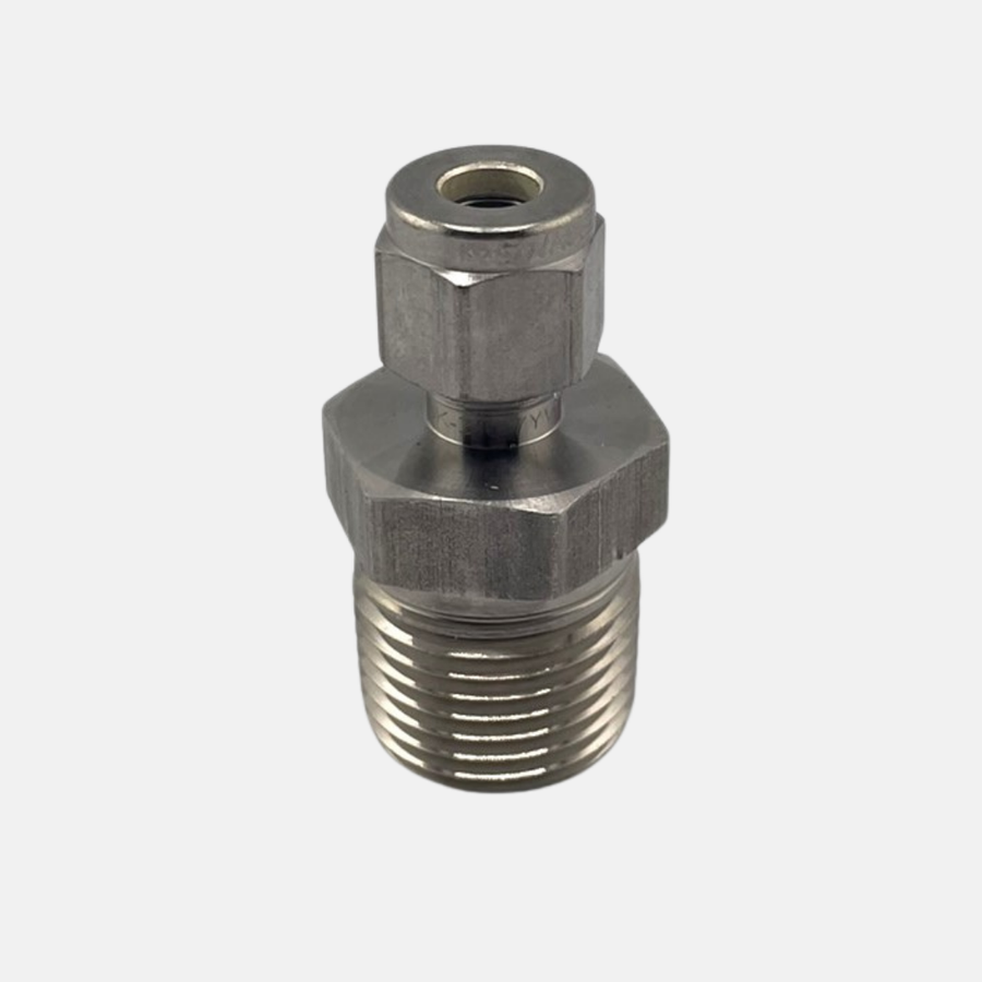 Swagelok SS-400-1-8 Male Connector, 1/4" Tube x 1/2" MNPT