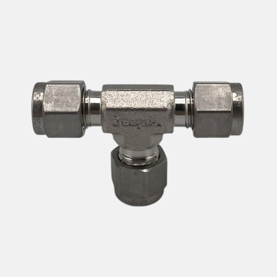 Swagelok SS-400-3 Tubing Union Tee, 1/4" Tube